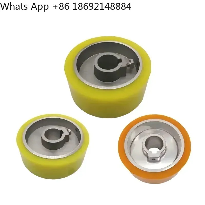 Polyurethane Feeding Rubber Wheel for Four-Sided Planer Accessories Four-Sided Planer Rubber Wheel Woodworking Feeding Wheel