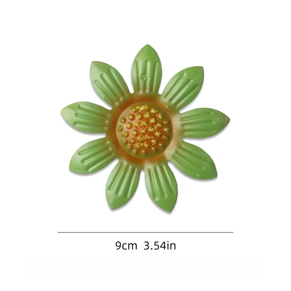 For Garden Fence Porch Wall Accents Outdoor Floral Wall Art For Nature Touch 9cm Creative Wall Decoration Ideas