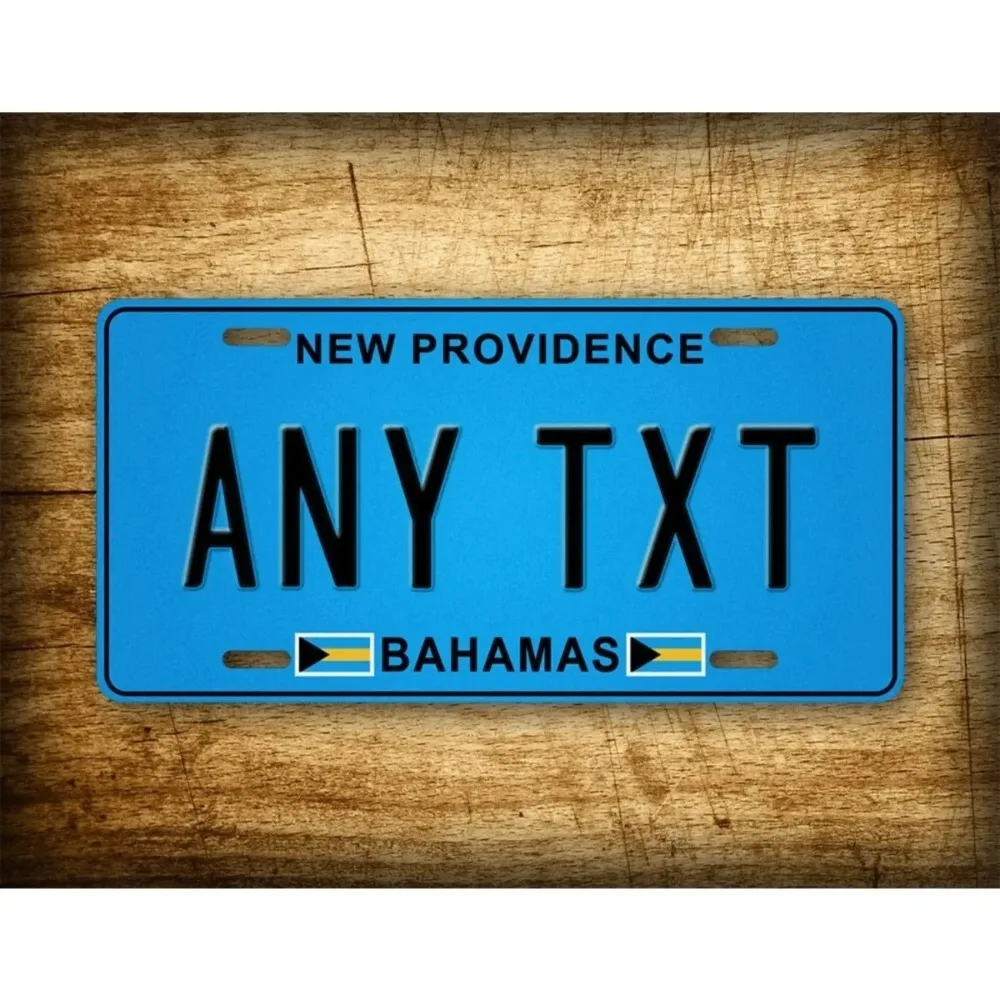 CIFbuy New Providence Bahamas Metal Sign, Vintage Waterproof Dustproof Home Bar Man Cave Wall Decor (Only For Decoration)