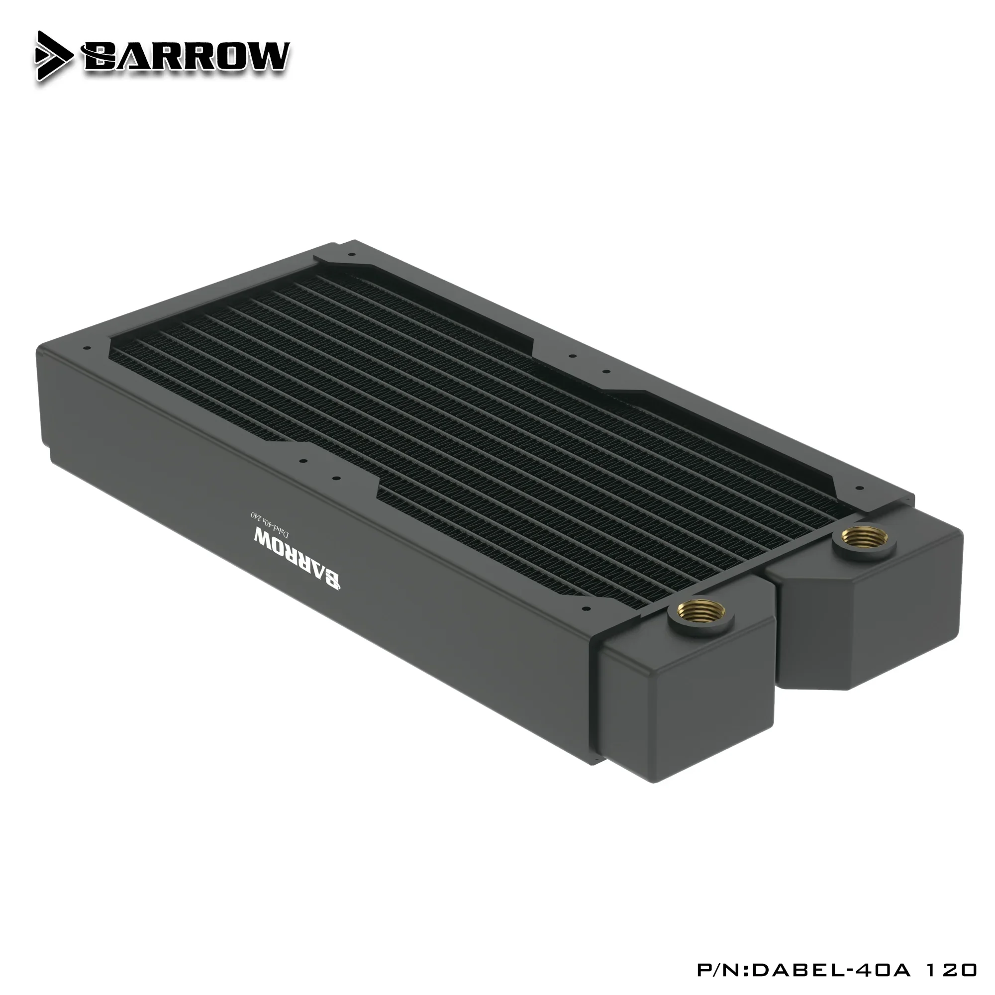 BARROW 120/240/360/480mm Koperen Warmtewisselaar Radiator voor 120mm Fan PC CPU Waterkoelsysteem (1.57inch Dikte) Dabel-40a