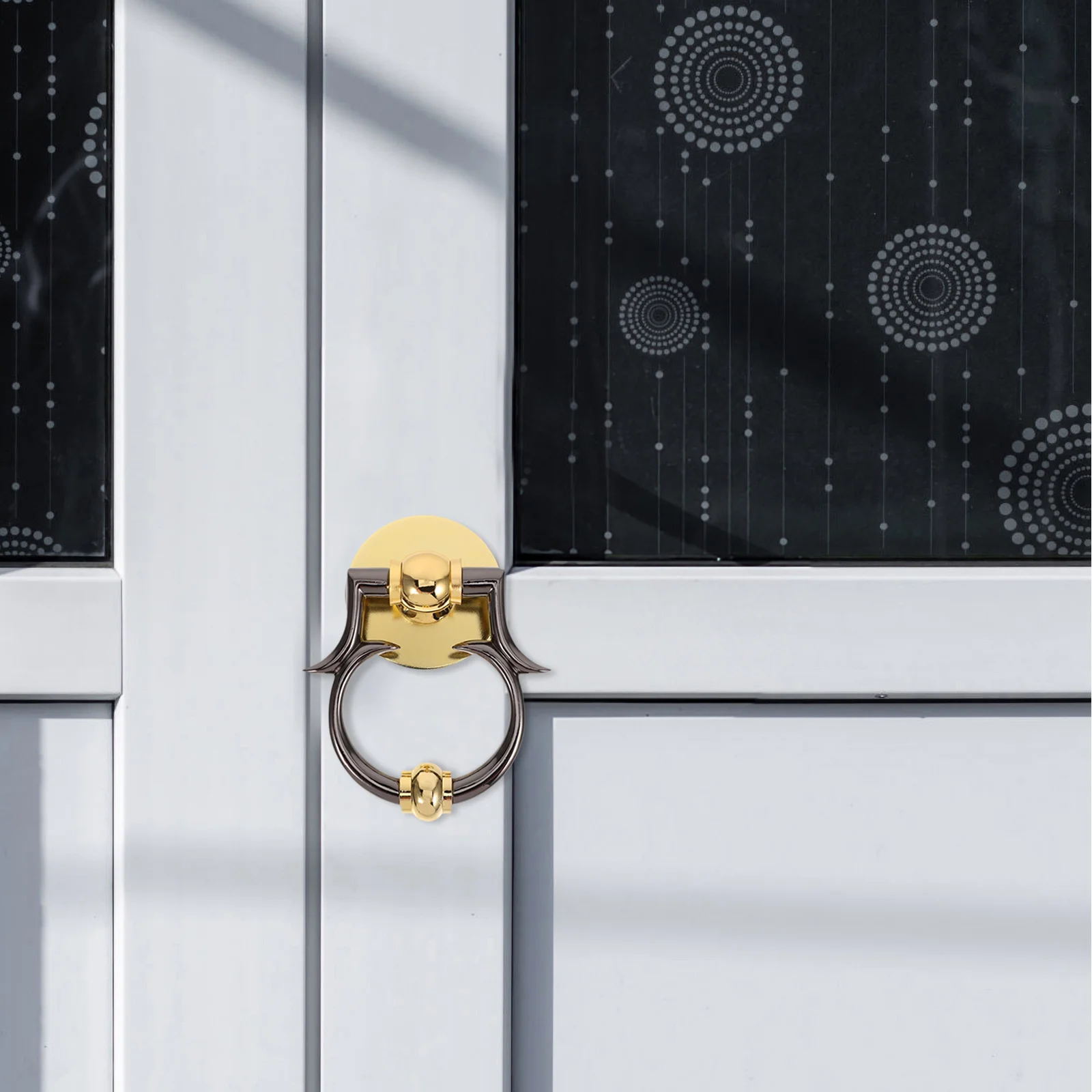 

Zinc Alloy Door Knocker Sleek European Minimalist Design Decorative Front Door Gate Knockers Welcome Metal Replacement