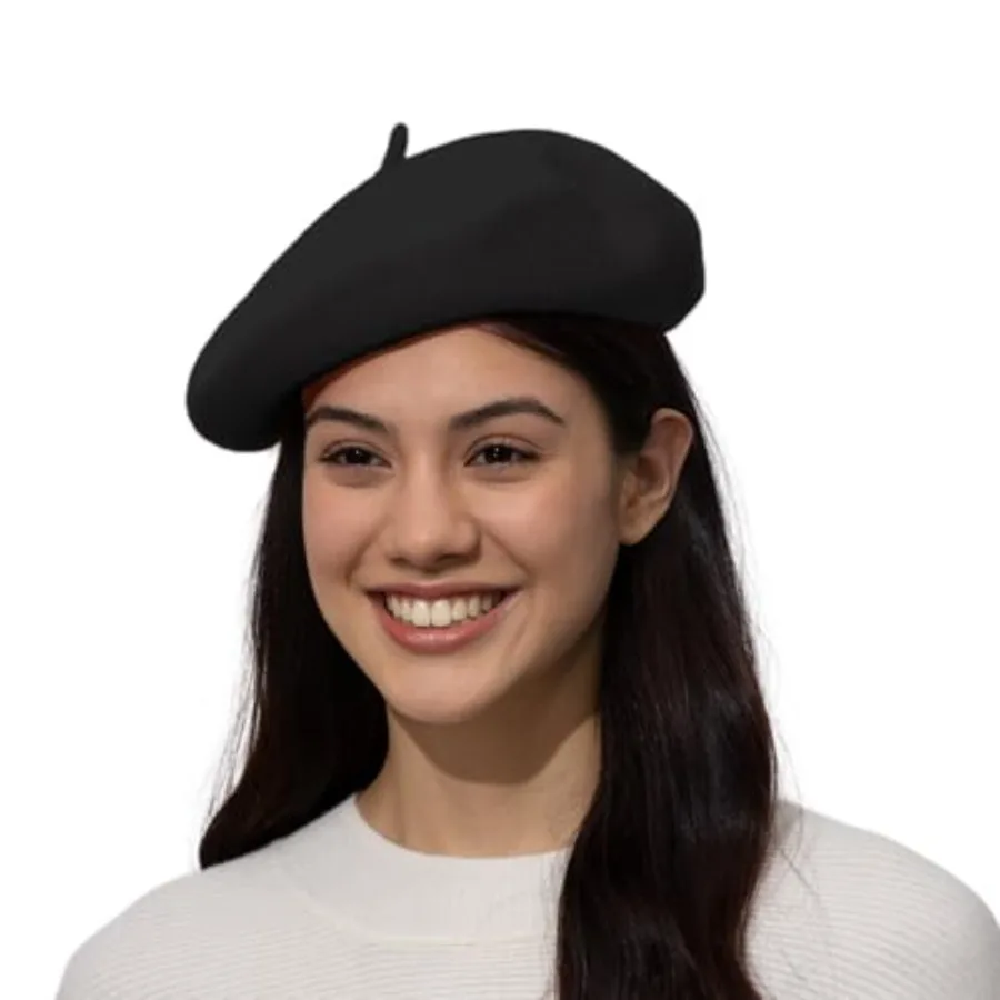 Классические шерстяные береты для женщин и мужчин: стильный французский берет для зимней одежды, идеально подходит для активного отдыха, повседневная мода и