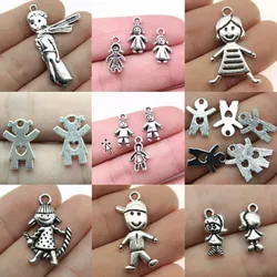 Bulk Charms For Jewelry Making Kit Pendant Diy Jewelry Accessories Little Girl Charms