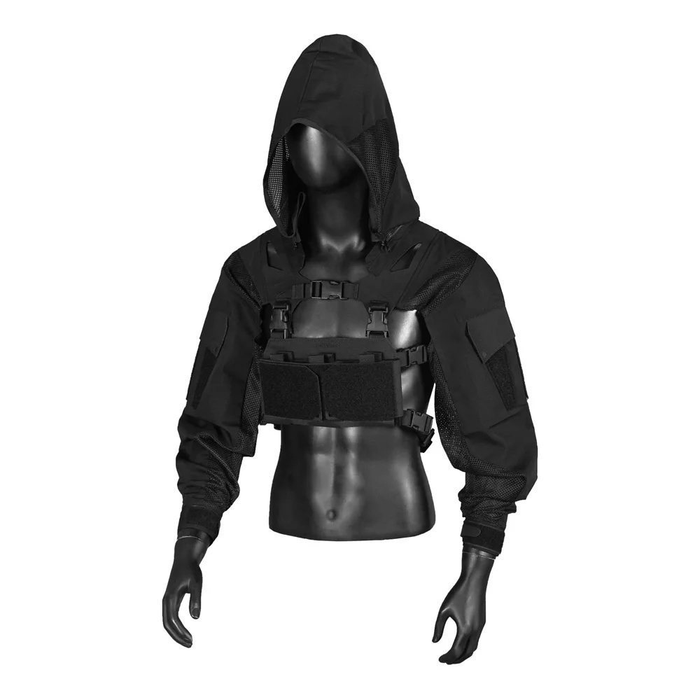 DMGear Tactical Jacket With Triple Mag Pouch Combat Shirt Hunting Clothing Breathable Comfortable Outdoor Sports