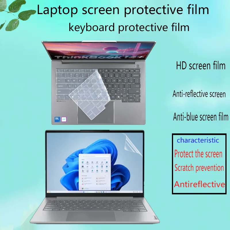 Pellicola Per Tastiera Per Thinkbook 14 G9 Irl 14 Pollici, Pellicola Per Schermo Hd Per Notebook 14 G8 Irl/Ahp/Ial, Protezione Privacy Anti-Spia-image