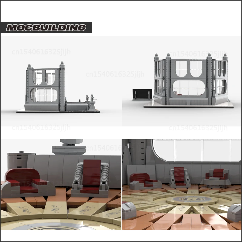 

UCS Movie Chamber Moc Building Blocks Technology Bricks Puzzle Diorama Collection Toys DIY Assembly Model Display Xmas Gifts