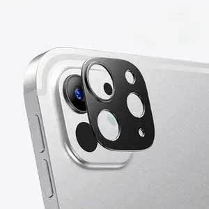 Bilashmart Aluminum Metal Hollow Rear Camera Lens Protector iPad Pro 13 11 2024 Lens Cover Screen Protector Lens Ring Film