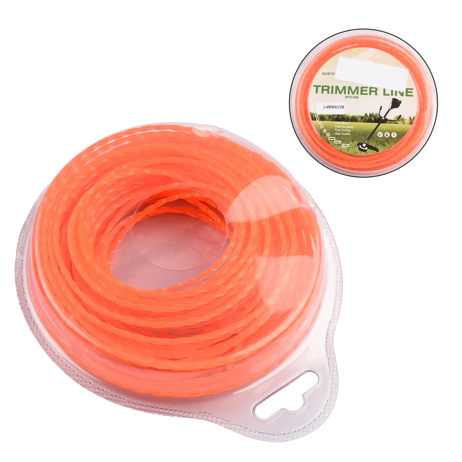 String Line For FOR Ego Power+ AL2450S 0.095 Inch Diameter Twisted Design For FOR Ego 15 In Trimmer STA1500 MST1501 MHC1502