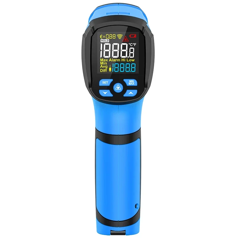 Non Contact Industry -50-1200C Pyrometer Digital Industrial Thermometer Non Contact Industry Infrared Thermometer