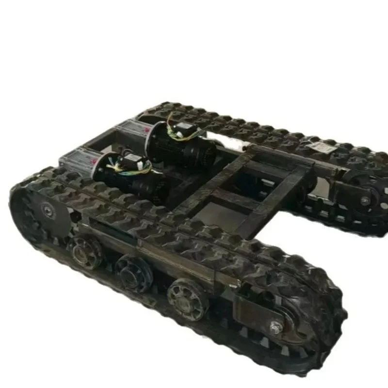 Remote control rubber crawler chassis, small excavator drill chassis