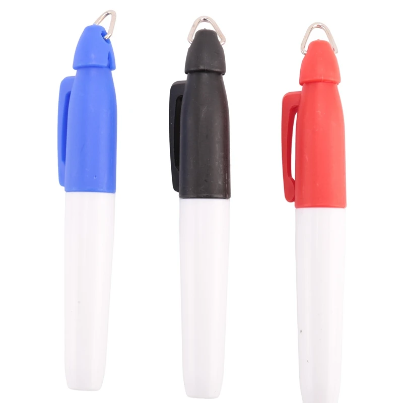 Golf Ball Marker,Color Line Markers Pens, Triple Track Plastic Golf Ball Marking Alignment Tool Kit