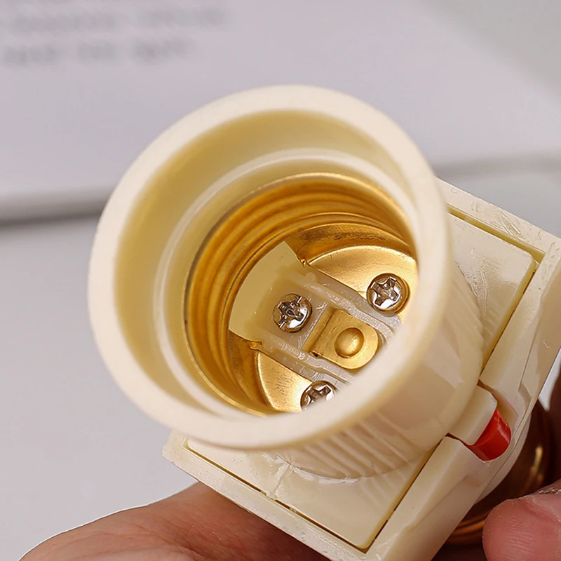 Portalámparas led E27 EU para estudio en casa, adaptador de luz ac250(V) 6a