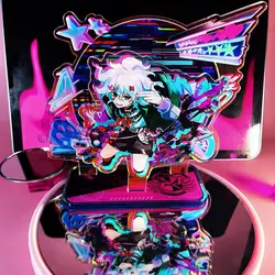 Danganronpa Nagito Komaeda Anime Figure Acrylic Stand Model Plate Desk Decor Standing Sign Fans Gift