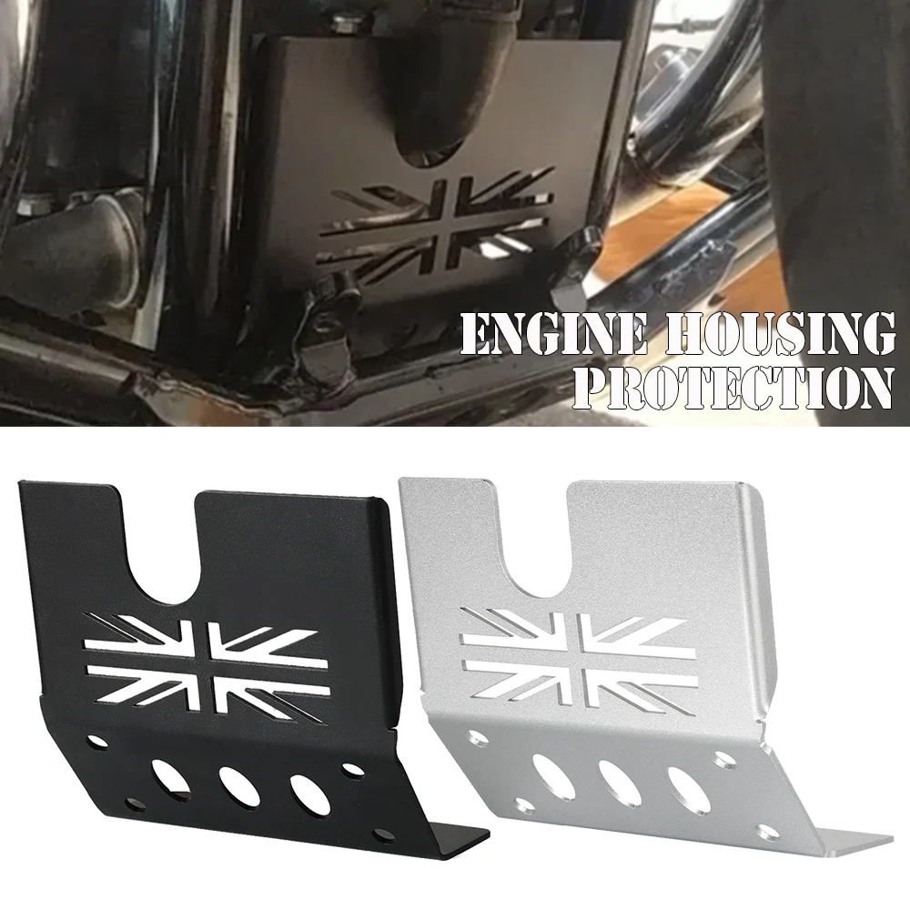 For Bonneville Bobber Engin Eprotection Cover Engine housing protection Chassis Under Guard Skid Plate Engine Protection Cover