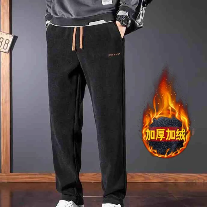 

мужские брюки зимняя одежда термоштаны брюки дополнительного размера мужские джоггеры y2k мешковатые спортивные комбинезоны молодежные милые штаны оптом