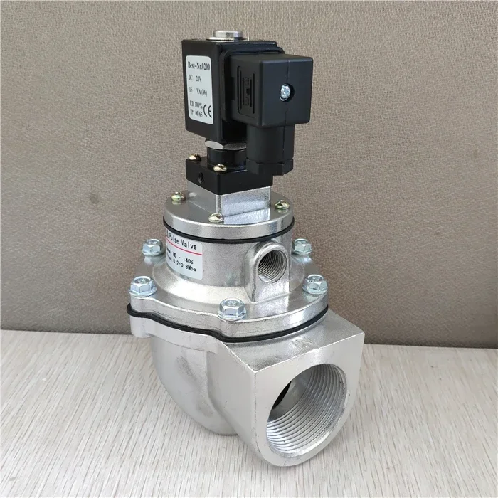 Electromagnetic pulse valve MD120/125 MD140S pulse valve 6 minutes 1 inch 1.5 inch right angle pulse valve