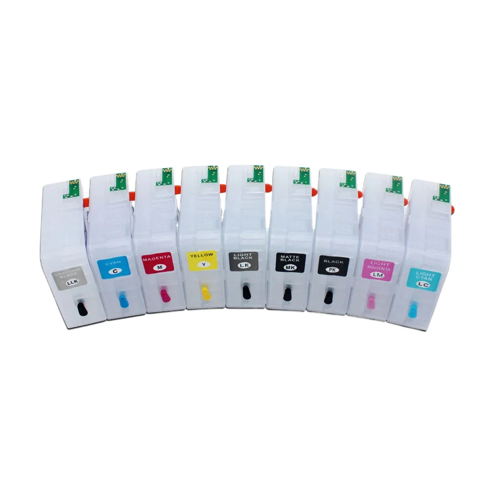 

9pcs 160ml Empty refillable ink cartridge with ARC chip sensor for Epson 3800 3850 3880 3890 3885 3880C printer