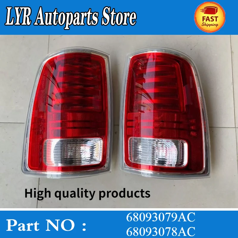 Car LED Rear Tail Light Assembly For Dodge Ram 1500 2500 3500 2013-2018 Turn Signal Light Stop Brake Lamp 68093079AC 68093078AC