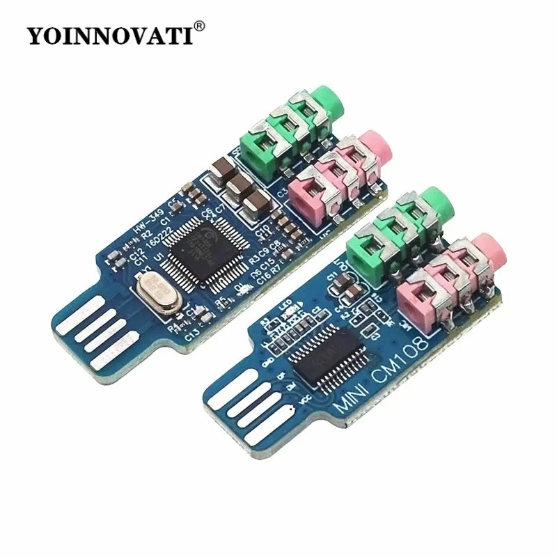Driveless USB Sound Card Computer External Sound Card Module Laptop Sound Card CM108 USB Sound Card Chip