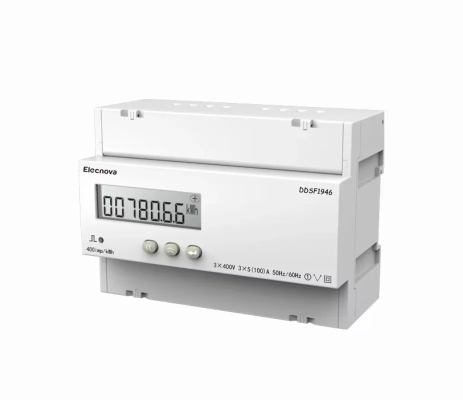 DTSF1946 Din Rail Mounted 3 Phase 4 Wire Ac Multi-function Energy Meter with Tariffs