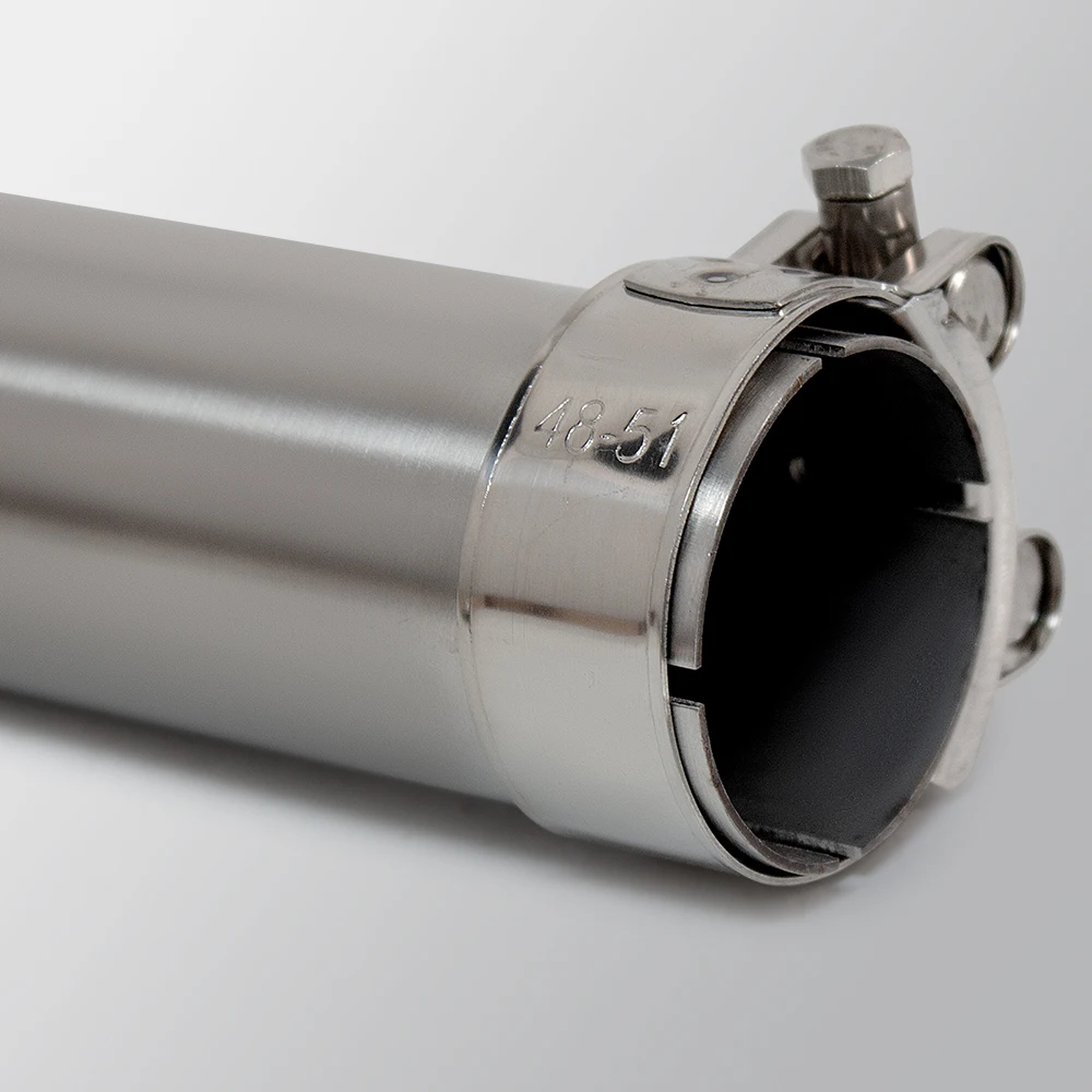Motorcycle Racing line exhaust Pipe original position middle link pipe Connect 51mm Exhaust Muffler For benelli 752s BENELLI752S - Image 5