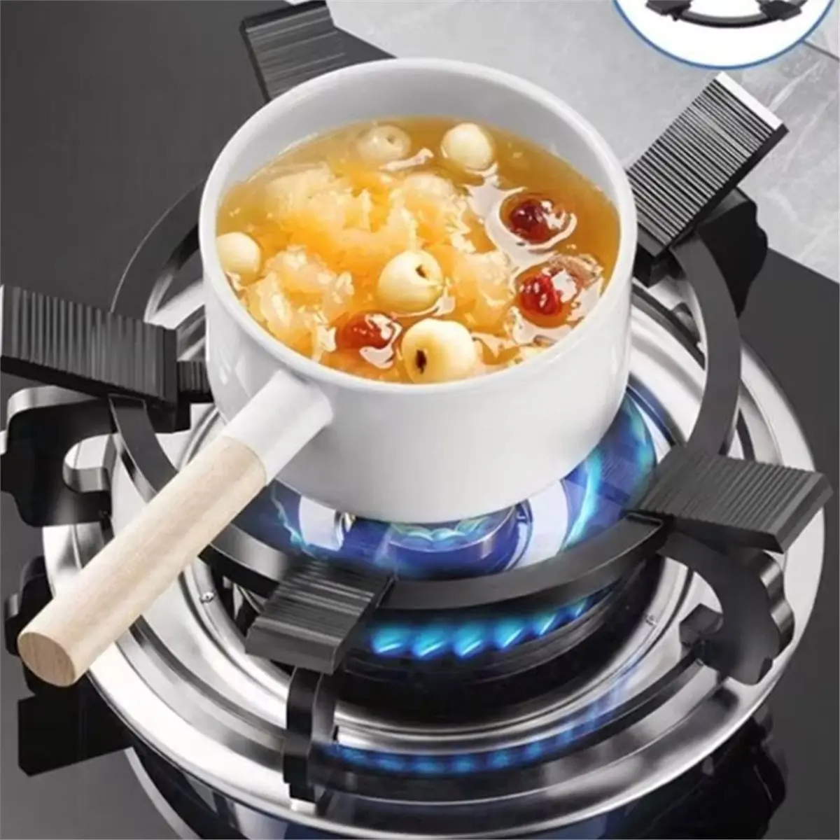 update. 8-Arm 2-in-1 Gas Stove Stand Heat Resistant Cast Iron Gas Burners Base for Kitchen Utensils and Cookware Use