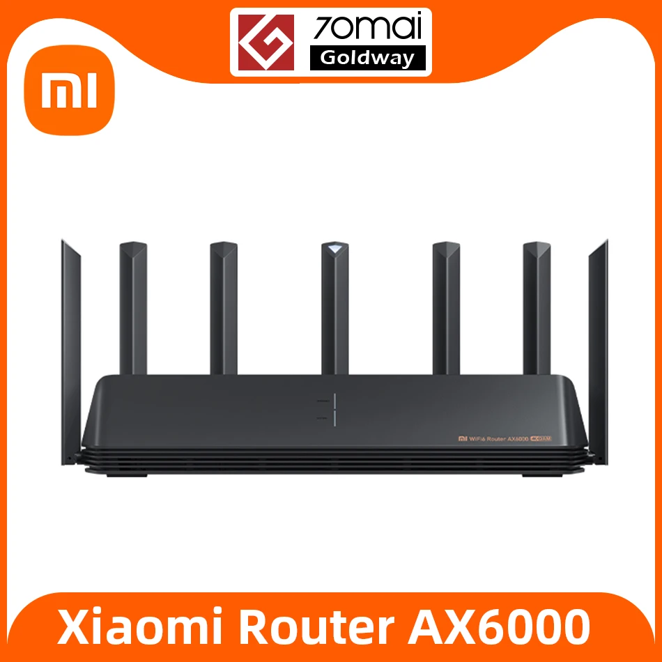 Xiaomi Router AX6000 6000Mbs WiFi6 VPN 512MB Qualcomm CPU Mesh Repeater External Signal Network Amplifier Mi Home