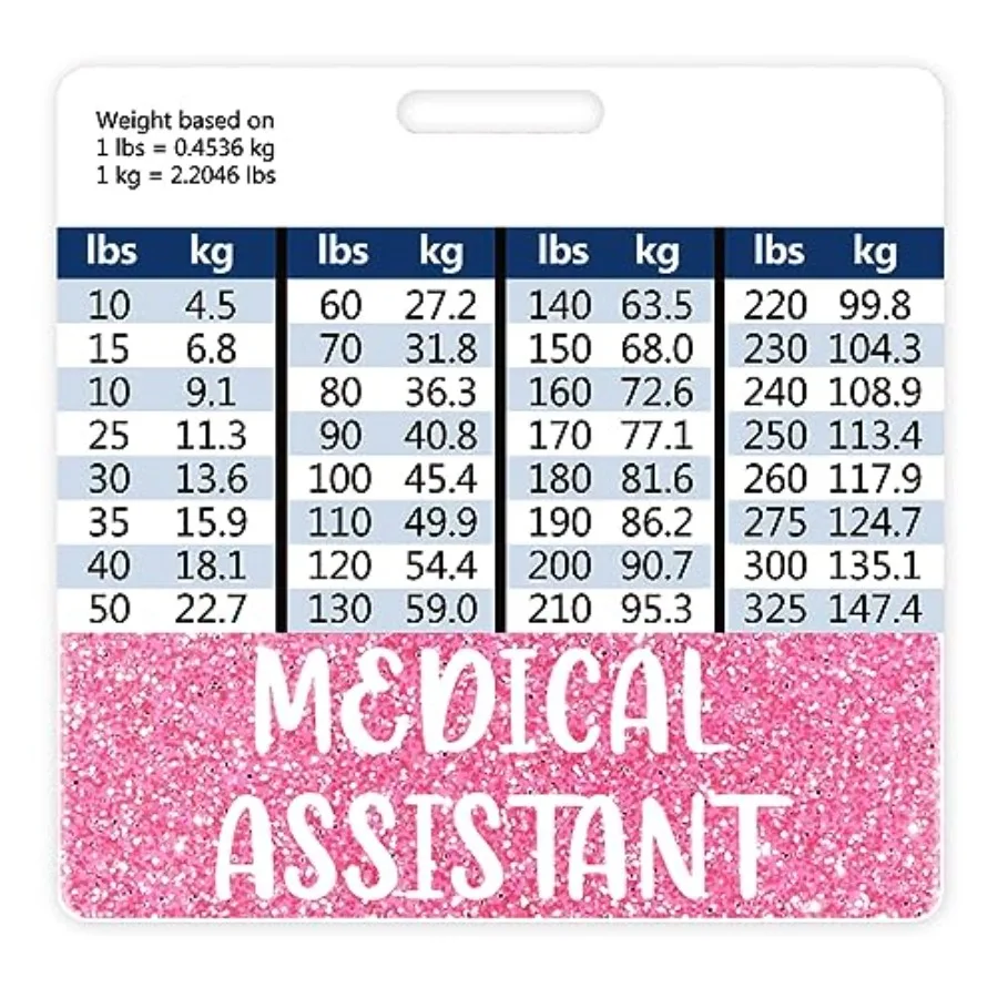 

Medical Assistant MA Badge Buddy Card Holder Nursing Accessories Horizontal ID Name Identification Tags Nurse Work W Height and