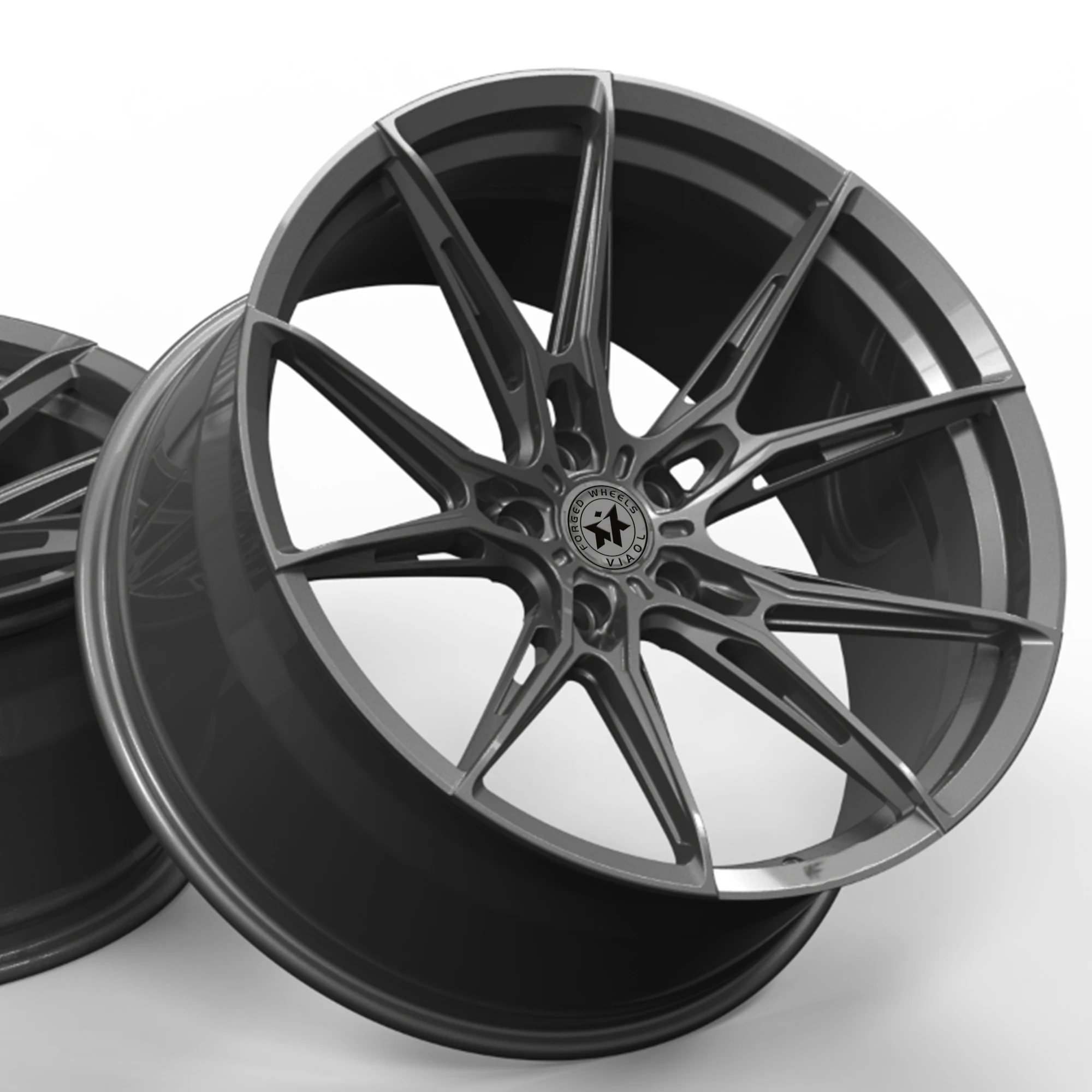 عجلات سيارة مزورة مخصصة مقعرة عميقة إطارات ألومنيوم 18 19 20 21 22 بوصة 5x114.3 5x112 5x110 5x120 حافة مزورة لسيارات BMW G80 M3 M4