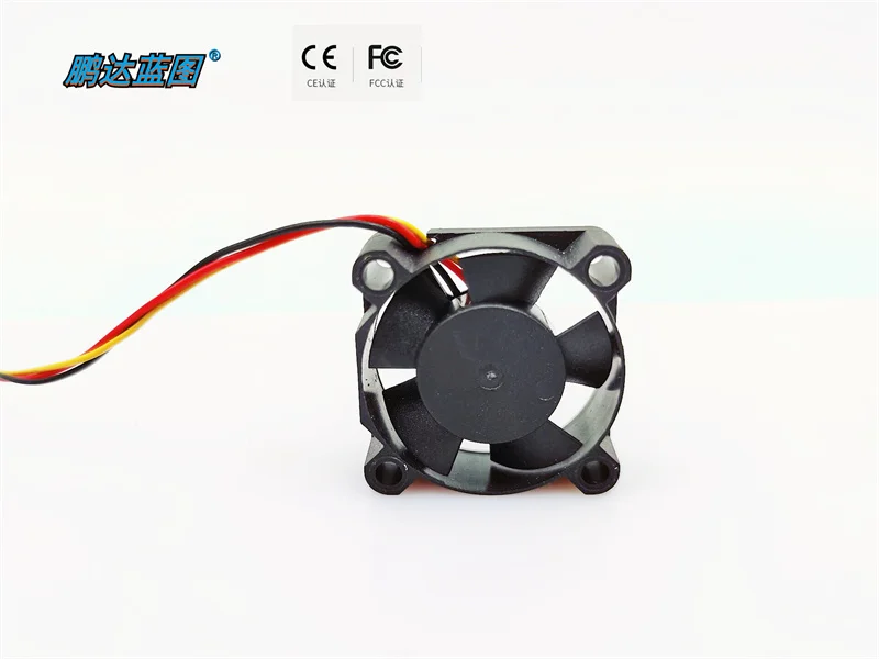 Pengda Blueprint 3010 High RPM 12V 0.122A Dual Ball Bearing 3CM Three Wire Speed Measurement Function Mini Fan30*30*10MM