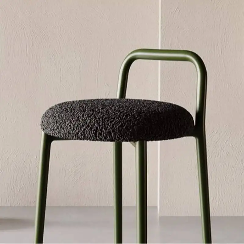 Kursi Bar Gaya Jepang Logam Nyaman Sederhana Ergonomis Kursi Bar Luar Ruangan Desain Modern Mewah Furnitur Taburetes De Bar