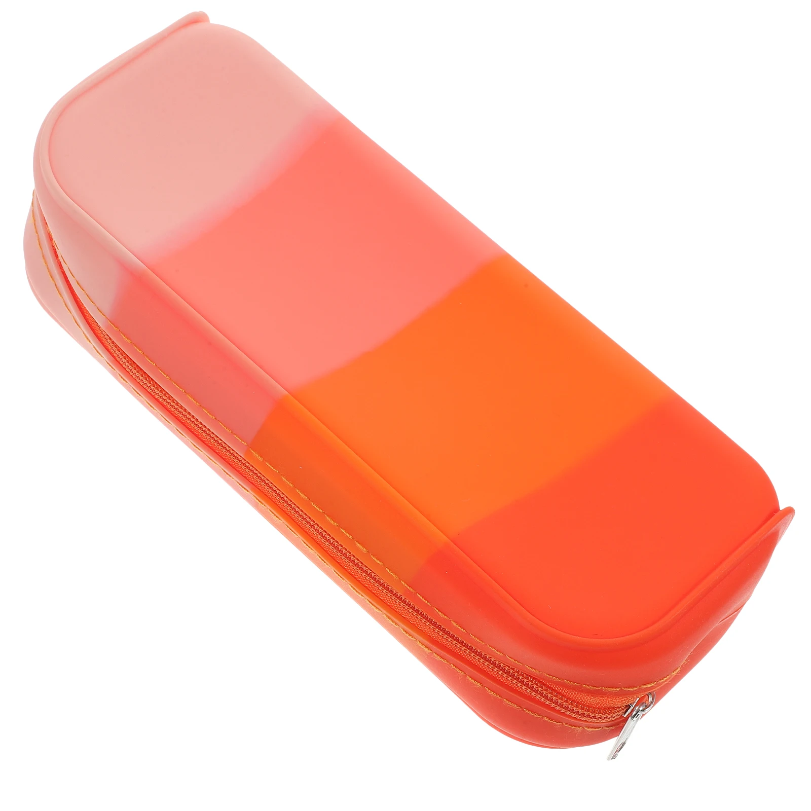 

Cute Color Pencil Bag Wear Resistant Silicone Stationery ganizer Large Capacity School Supplies Thin Pen Case Gift