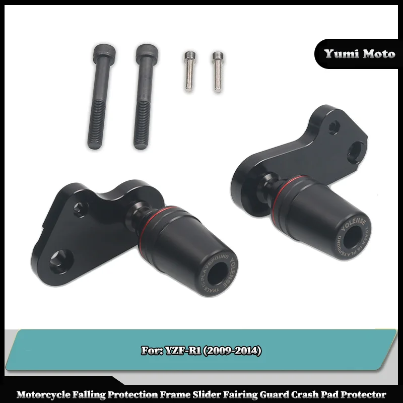 

For YAMAHA YZF-R1 YZFR1 YZF R1 2009-2014 2013 Motorcycle CNC Falling Protection Frame Slider Fairing Guard Crash Pad Protector