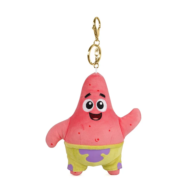 Anime Spongebob Squarepants Patrick Star Squidward Eugene H. Krabs Gary Stuffed Plush Toy Pendant Keychain Birthday Gift For Kid