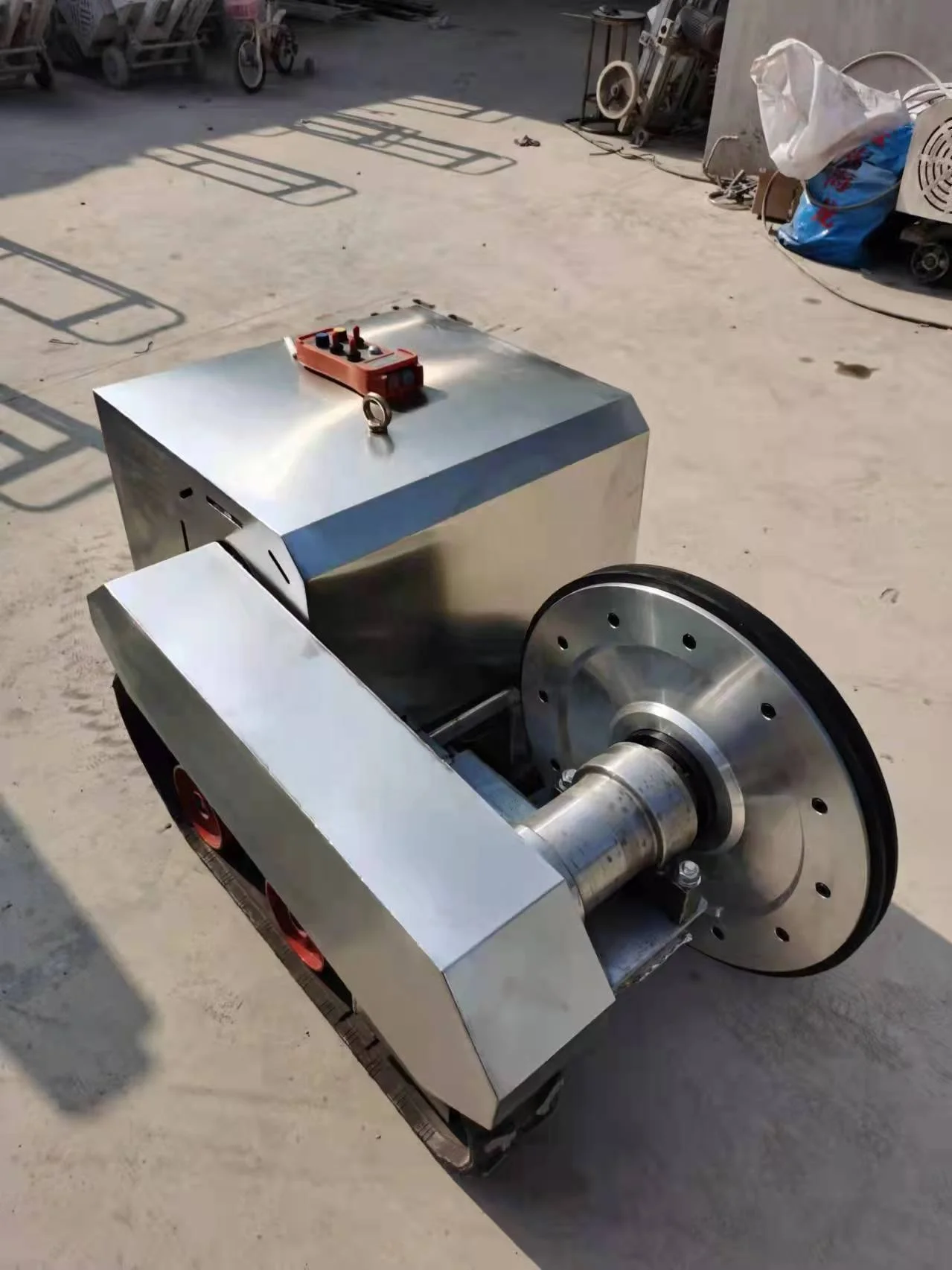 22Kw جبل المحجر متعدد الخطوط قطع الحجر المسار الماس آلة سلك المحرك آلة قطع المنشار