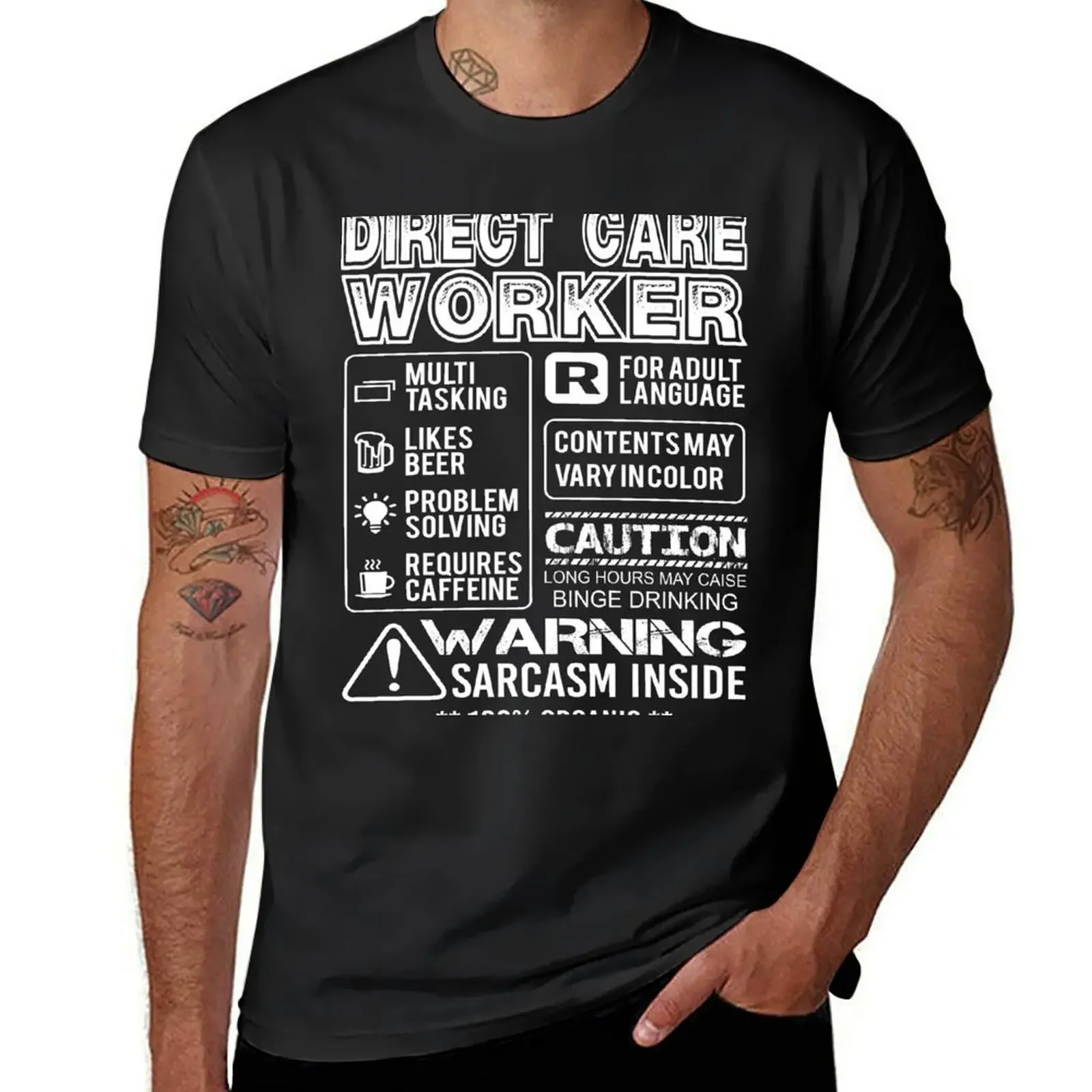 

direct care worker T-Shirt customs vintage anime shirt mens tall t shirts