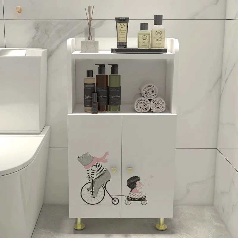 

Storage Organizer Bathroom Cabinet Perfume Shelves Floor Medicine Cupboard Disinfecting Partitions Archivadores Home Furniture