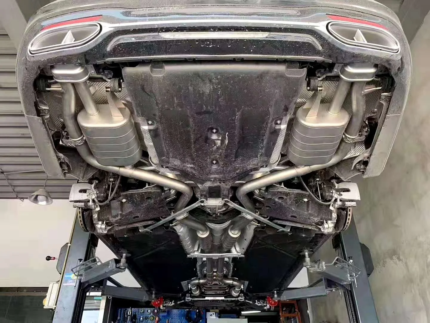 Professional Auto Parts Stainless Steel Active Sound Exhaust for  W222 S320 S400 S450 S500 3.0T 2014-2018 Mufler Catback