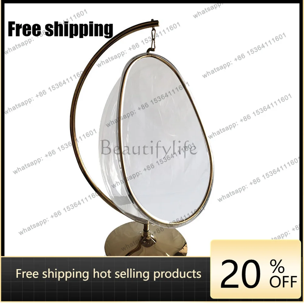 Creative hanging ball transparent hanging chair, swing Nordic light luxury bubble space chair Alec hanging basket