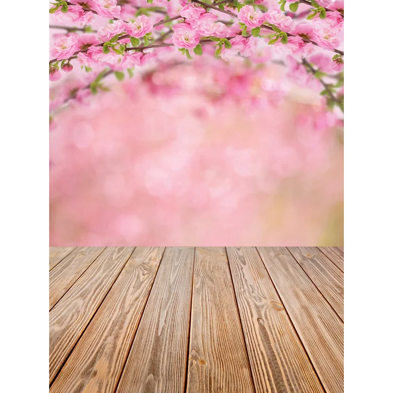 NITREE Art Fabric Valentine Day Photography Backdrops Prop Love Heart Rose Wooden Floor Photo Studio Background  211215-03