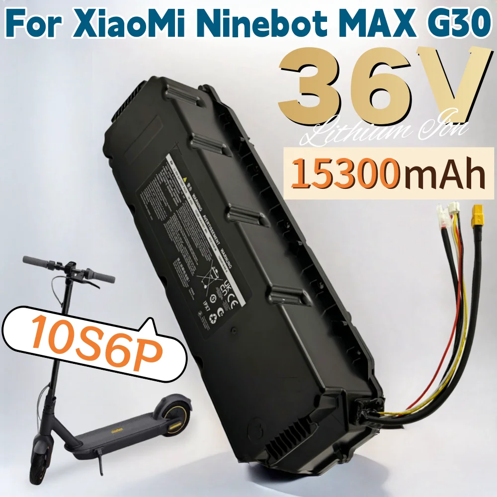 

High Quality Original 10S6P Li-ion Battery Pack 36V 15.3Ah For Xiaomi Ninebot G30 MAX No. 9 Electric Scooter Special Battery