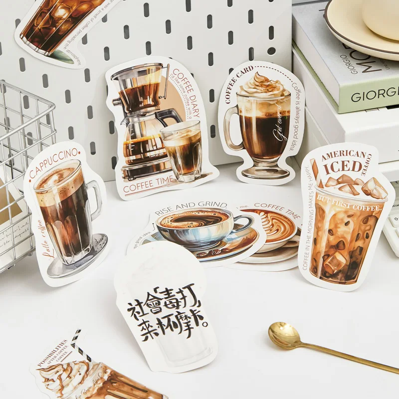 

4packs/LOT A cup of coffee and half a dream series retro message paper memo pad