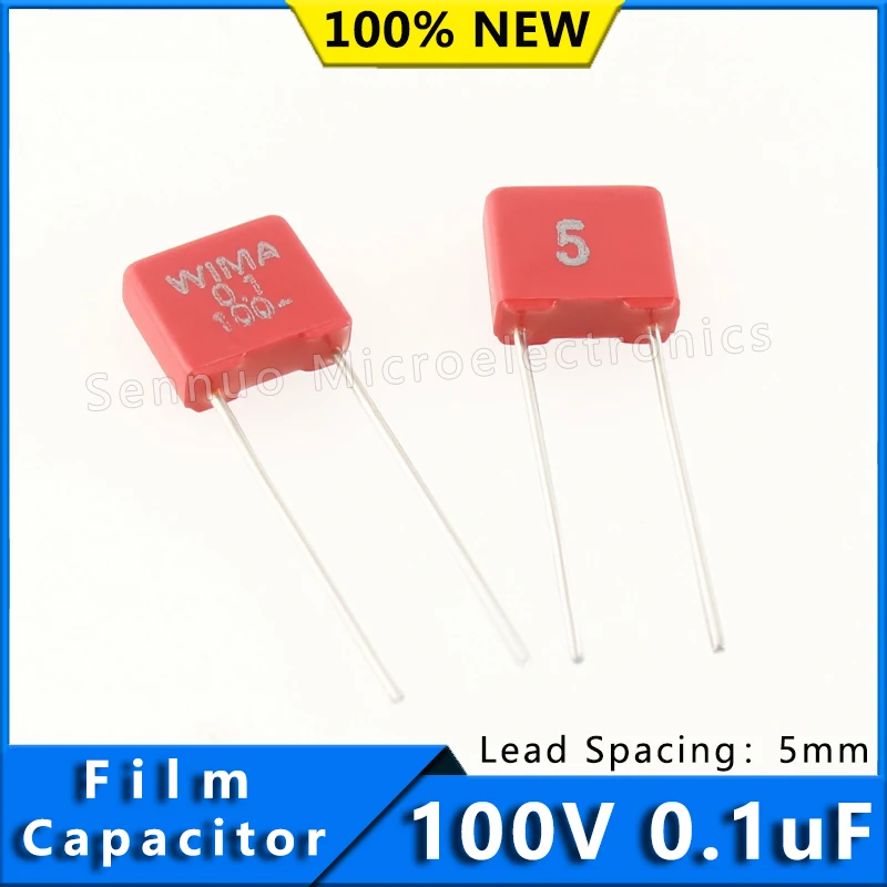 10pcs NEW WIMA Germany  0.1 µF 100V Film Capacitor Power filter capacitor MKS2D031001A00MSSD