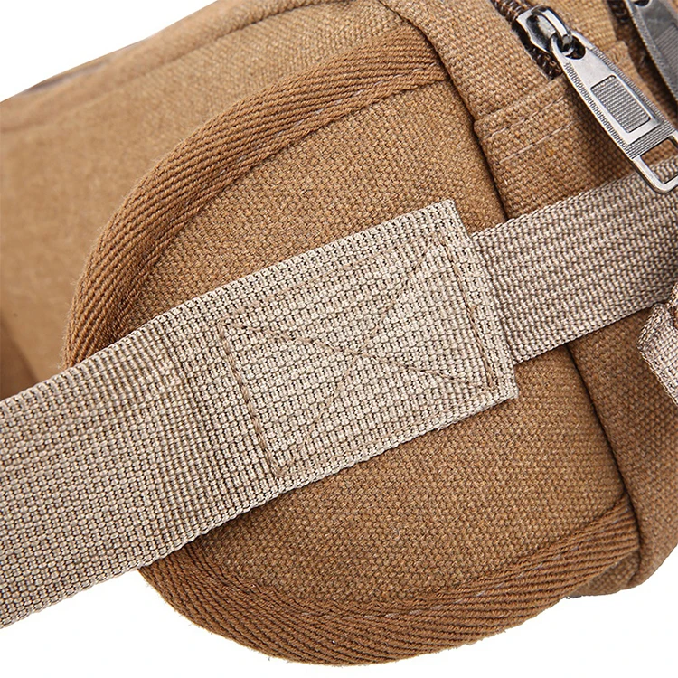 Herren-Gürteltasche, Reisetasche mit Verstellbaren Schultergurten, Ideal für Outdoor-Wanderungen und Camping – Detail 4