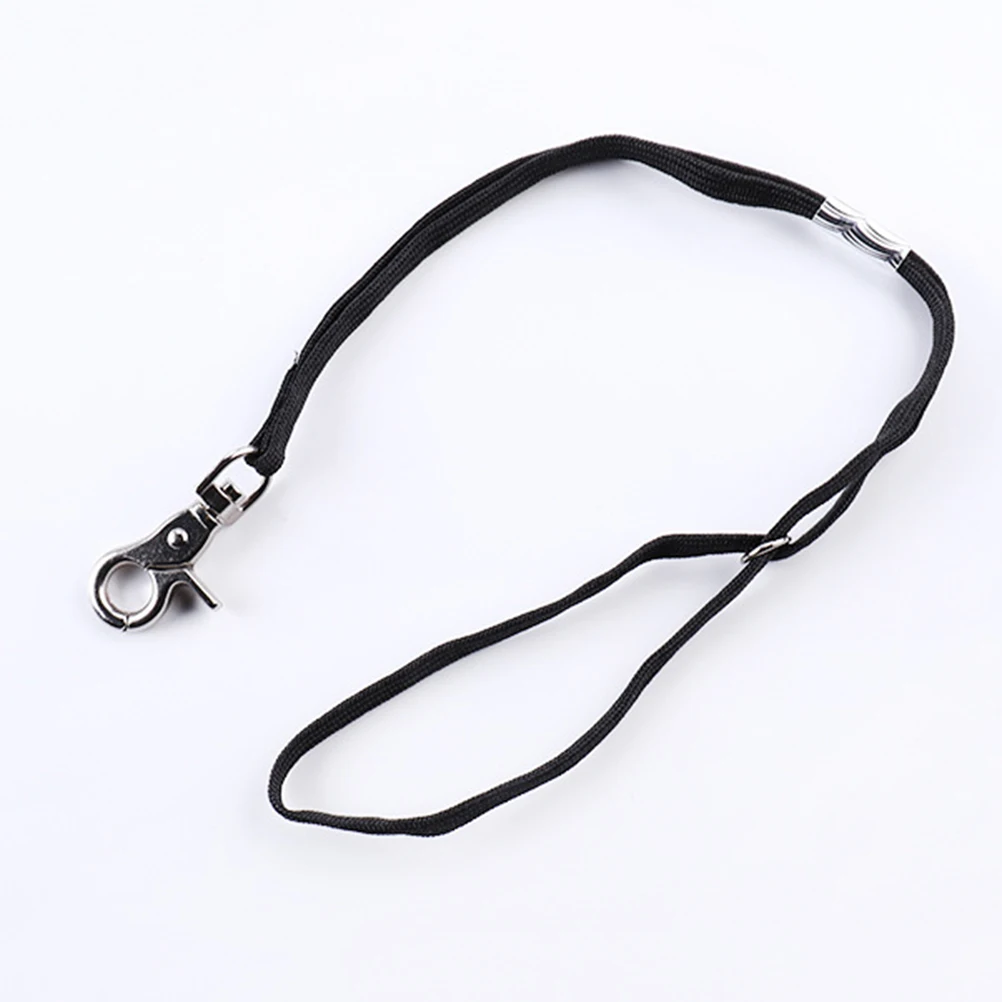 

2Pcs Heavy Duty Dog Grooming Harness Leash Strong Noose Loop for Stable Standing on Grooming Tables Black Round Buckle
