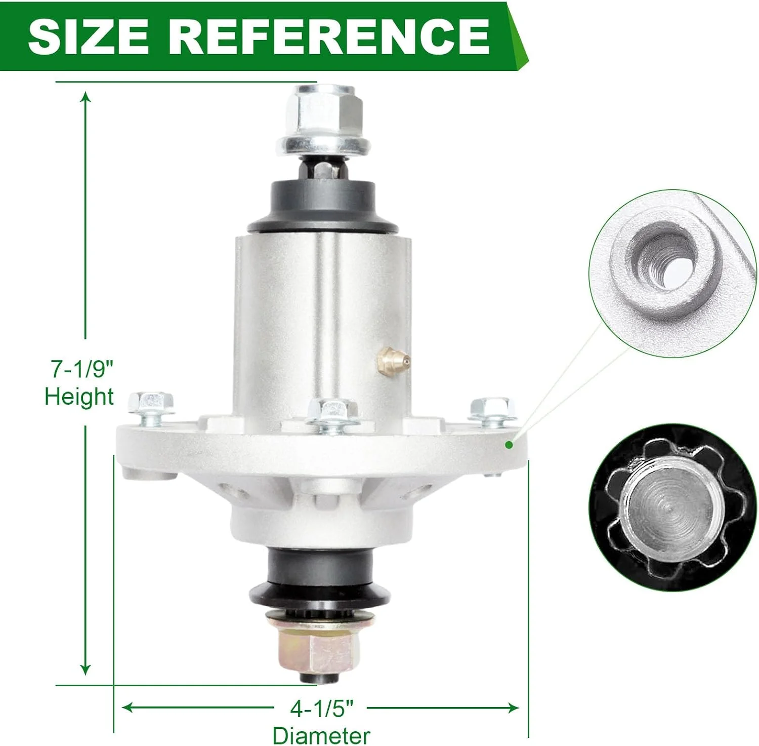 GY21098 GY20454 GY20867 GY20962 82-359 285-851 AUC15811 Spindle Assembly Compatible with John Deere D140 X110 X120-42 48