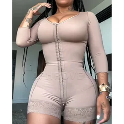 Fajas Colombianas Moldeadoras Full Body Waist Trainer Shaper High Compression Corset Shapewear Woman Postpartum Butt Lifter