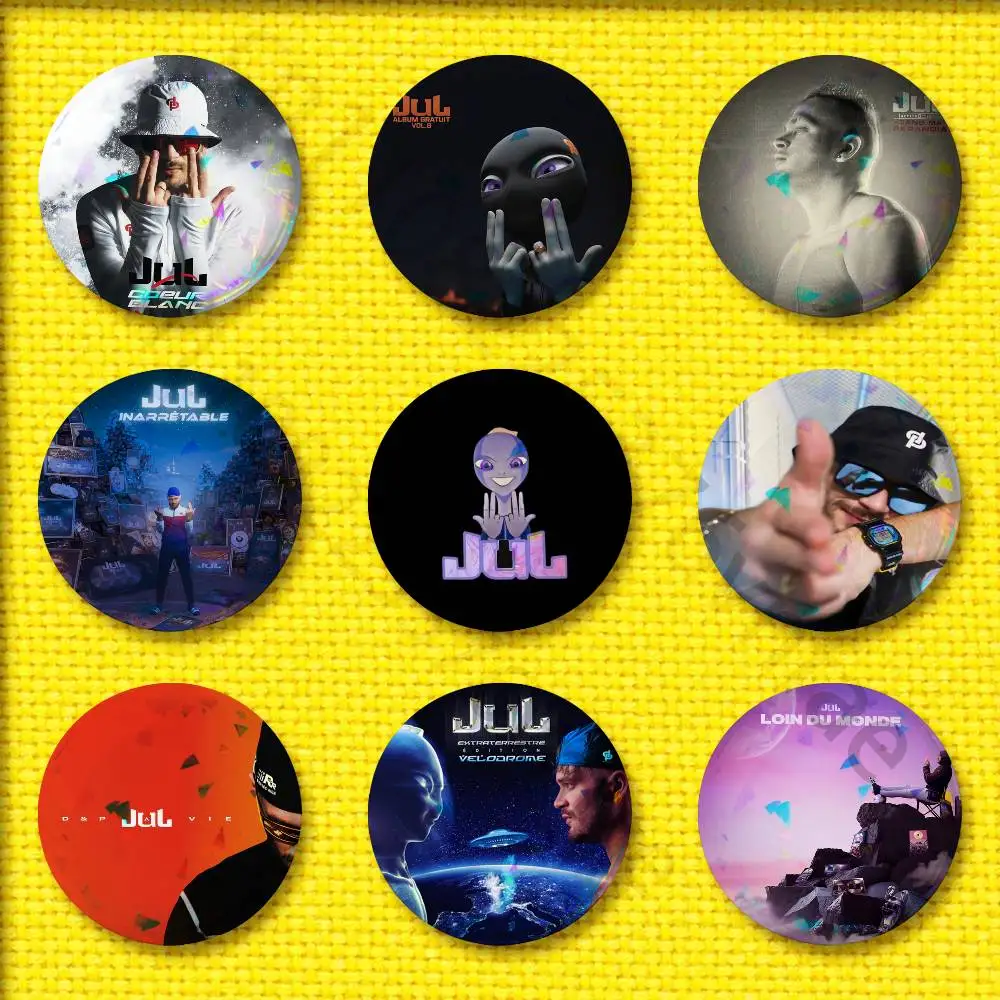 

J-Jul Album gratuit vol 8 Badge 32mm 25mm 44mm 75mm 58mm Round Pin Brooch Souvenir Cosplay Gift Hat Cap Decorations