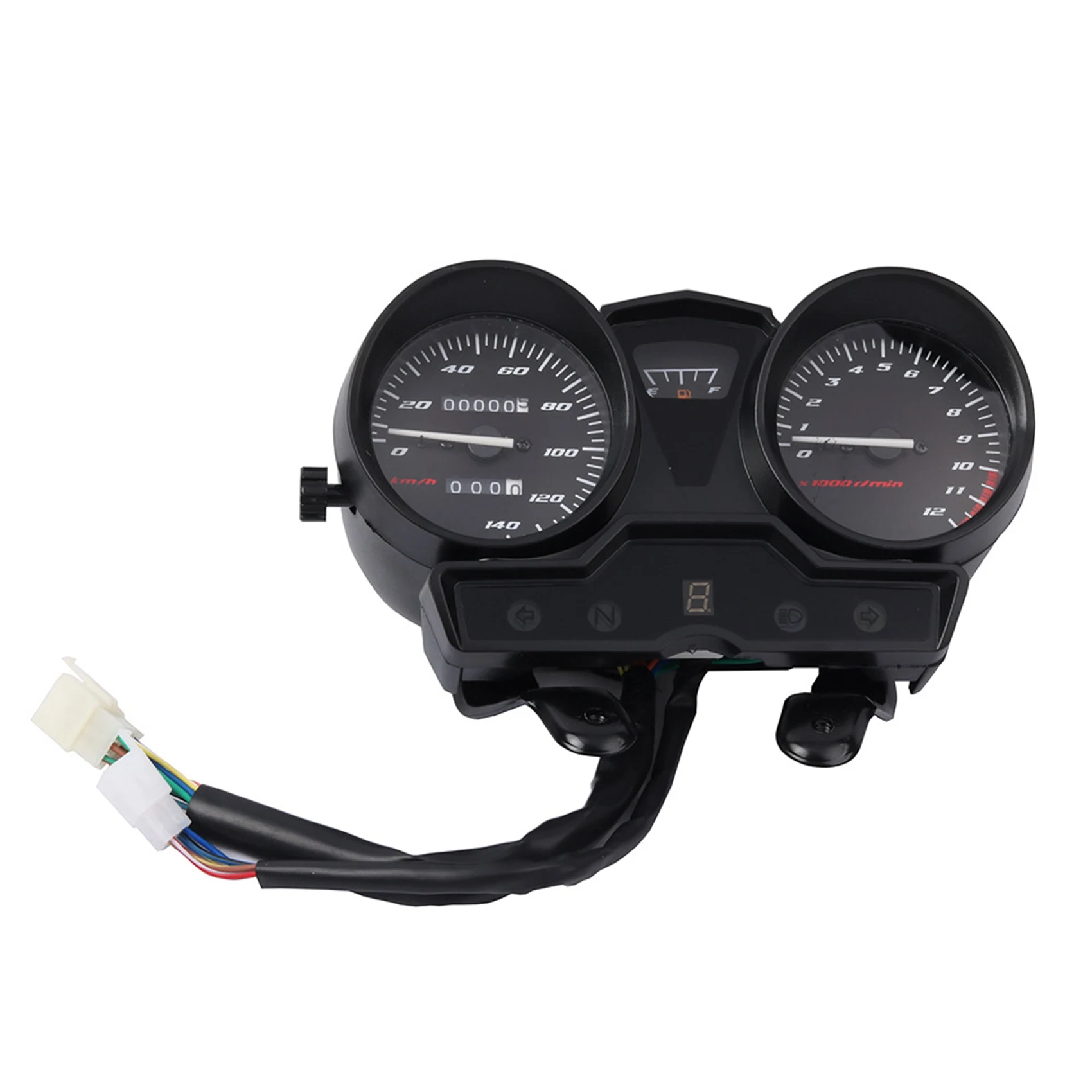 DC12V Motorcycle Tachometer Speedometer Instrument Assembly Dashboard Computer for Yamaha Ybr 125 2005-2009