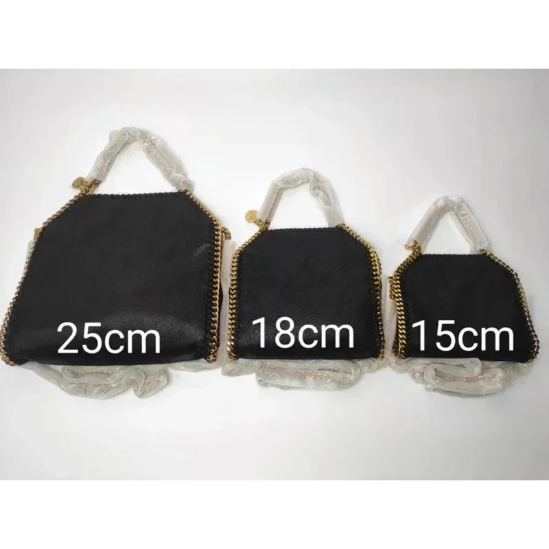 Tas selempang tas tangan rantai Mini untuk wanita tas desainer kualitas tinggi tas bahu klasik serbaguna 15 18 25cm tiga ukuran